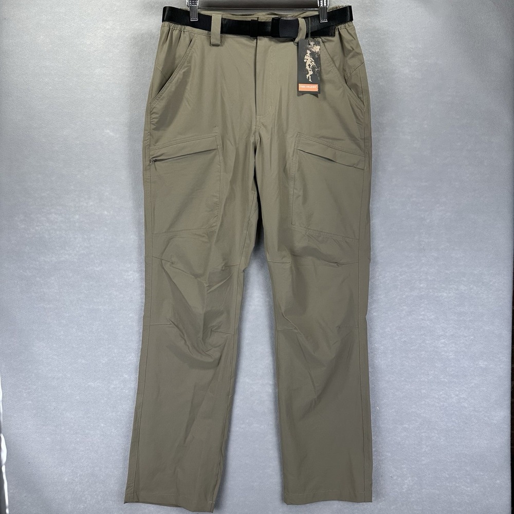 NWT Free Soldier Outdoor Hiking Tactical Cargo Pants Men's Sz 32x32 Color: Sand